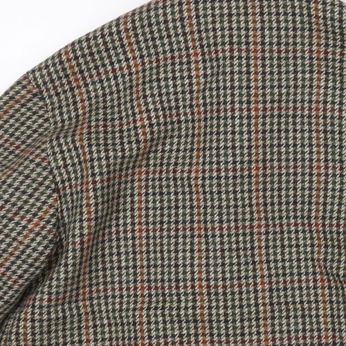 Viyella Womens Beige Herringbone Jacket Size 10 Button
