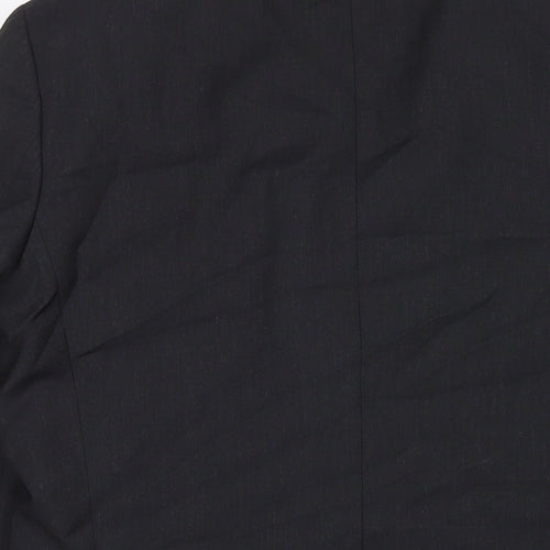 Marks and Spencer Mens Grey Polyester Jacket Suit Jacket Size 38 Regular