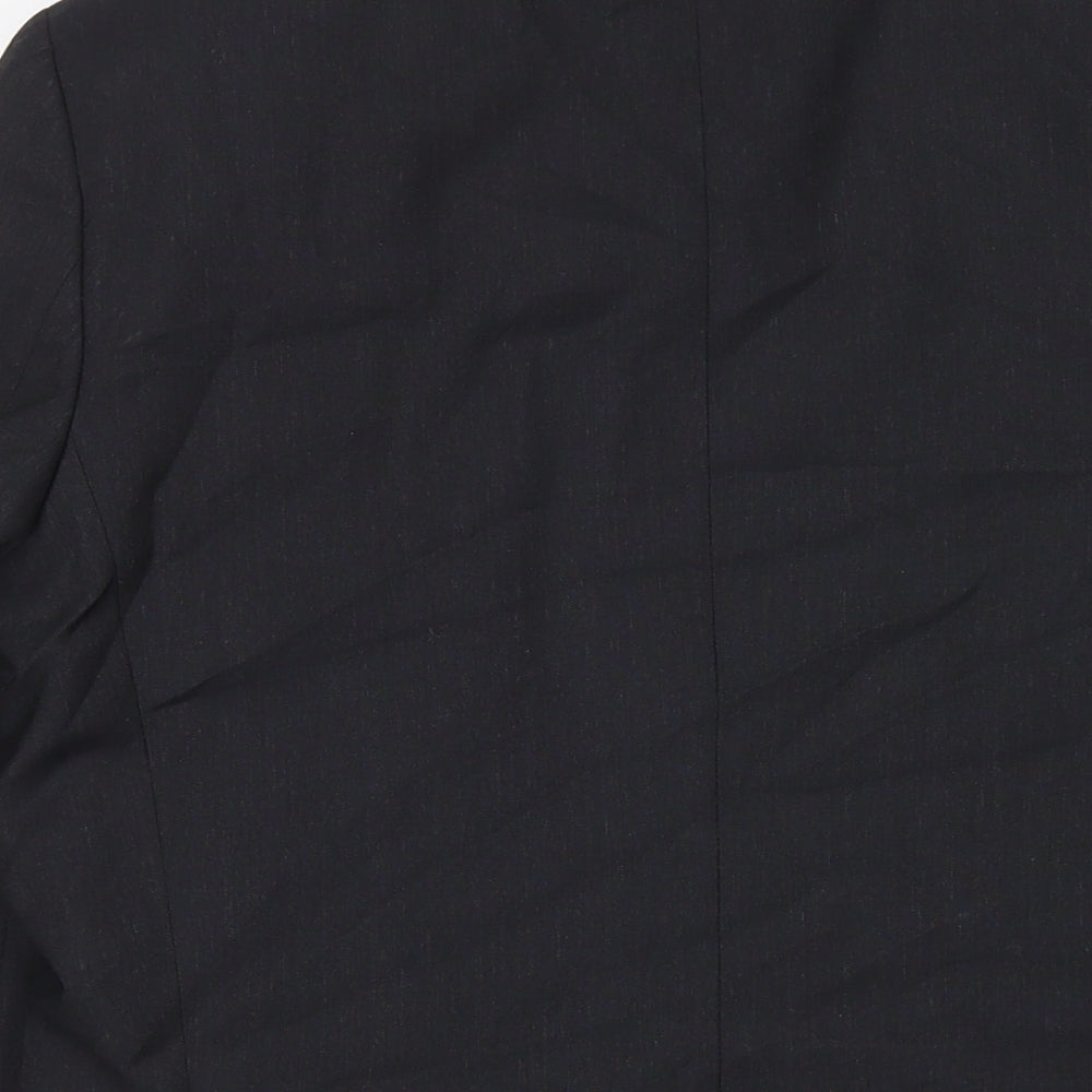 Marks and Spencer Mens Grey Polyester Jacket Suit Jacket Size 38 Regular