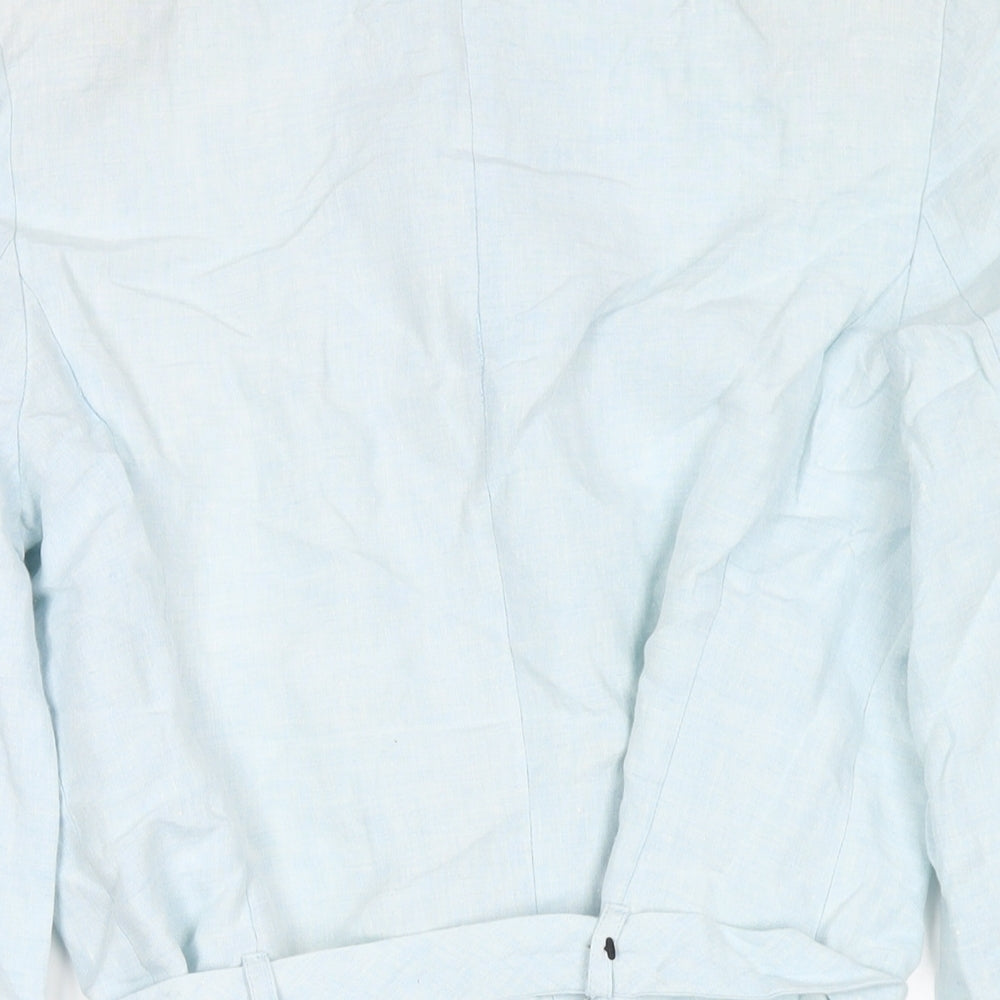 Kaliko Womens Blue Jacket Size 16 Button