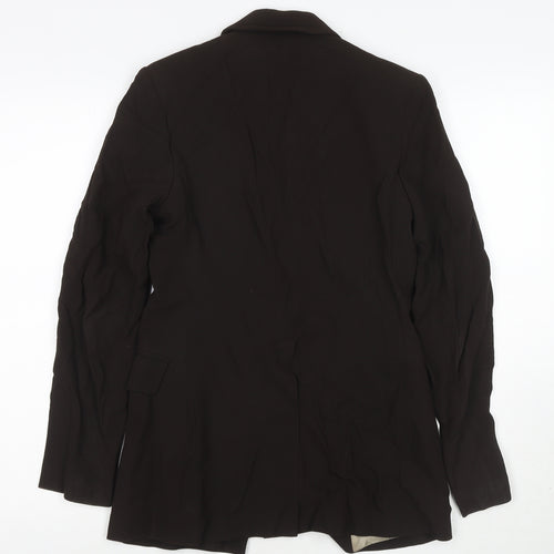 Jigsaw Womens Brown Jacket Blazer Size 10 Button
