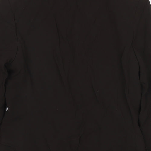 Jigsaw Womens Brown Jacket Blazer Size 10 Button
