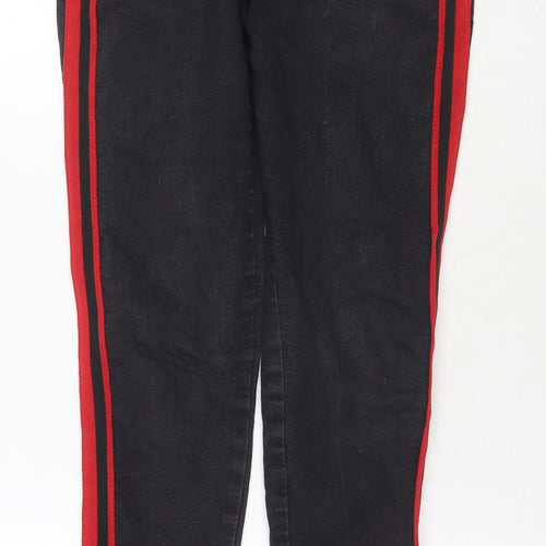 Sinsay Womens Black Cotton Skinny Jeans Size 10 L29 in Regular Zip