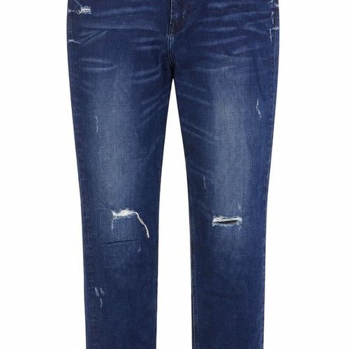 Flying Monkey Womens Blue Cotton Straight Jeans Size 30 in L29 in Regular Zip