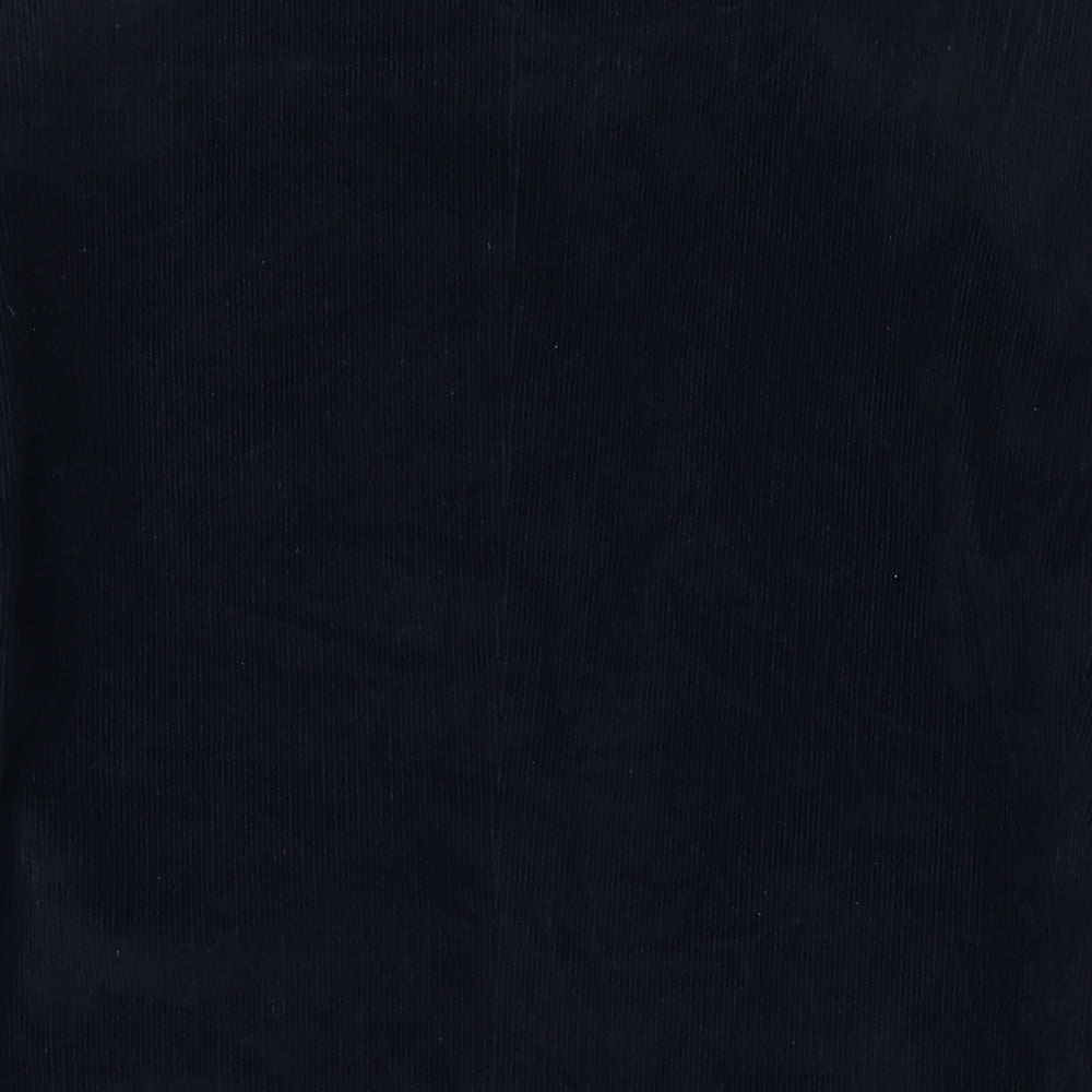 Feraud Mens Blue Cotton Jacket Sport Coat Size 44 Regular