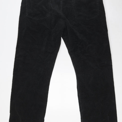 Kirkland Mens Green Herringbone Cotton Cargo Trousers Size 38 in L32 in Regular Zip