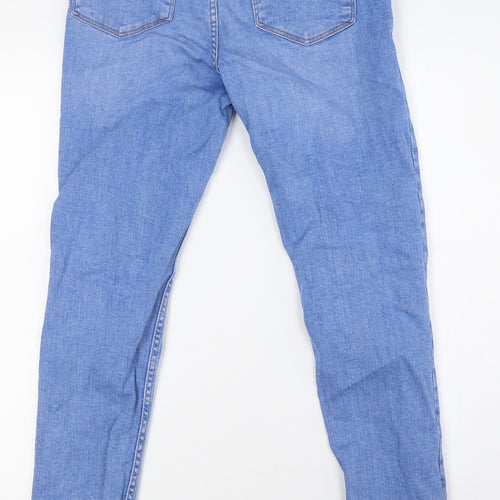 Denim Co Womens Blue Cotton Skinny Jeans Size 10 L29 in Regular Zip