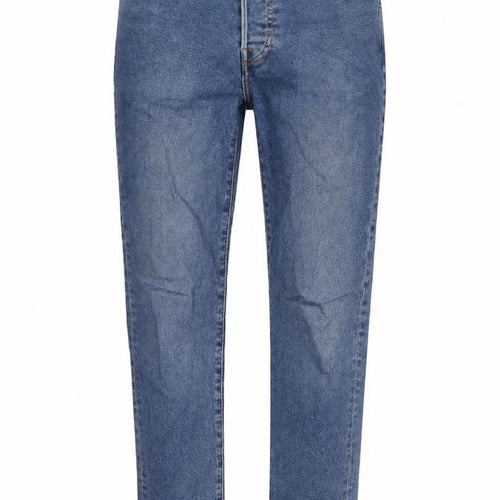 &Denim Womens Blue Cotton Straight Jeans Size 29 in L31 in Regular Zip