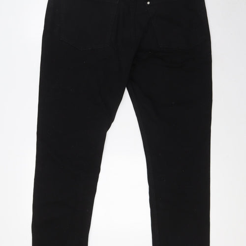 H&M Mens Black Cotton Skinny Jeans Size 34 in L31 in Slim Zip