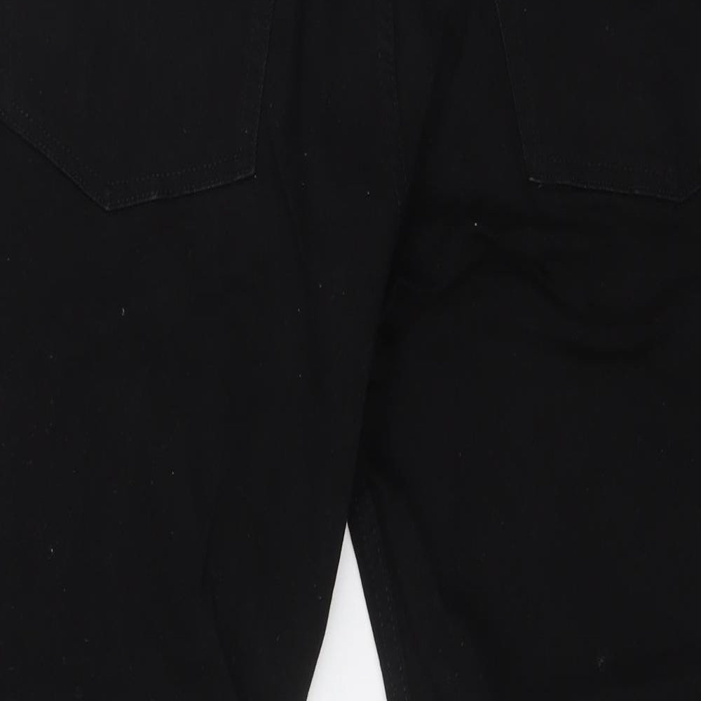 H&M Mens Black Cotton Skinny Jeans Size 34 in L31 in Slim Zip