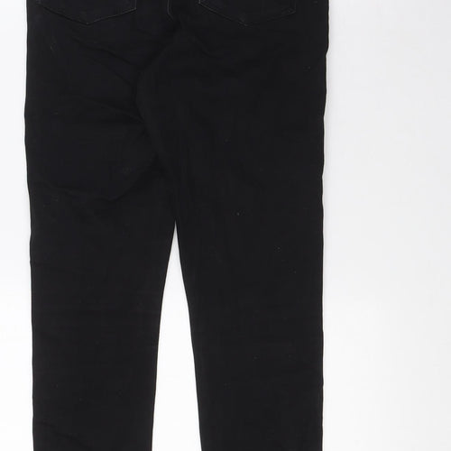 Denim Co Womens Black Cotton Skinny Jeans Size 10 L30 in Regular Zip