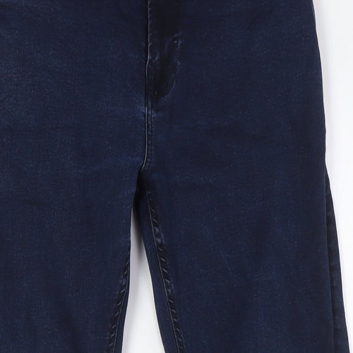 NEXT Mens Blue Cotton Straight Jeans Size 30 in L29 in Regular Zip