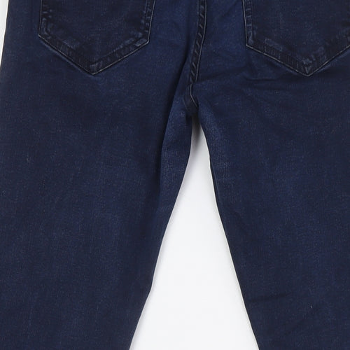 NEXT Mens Blue Cotton Straight Jeans Size 30 in L29 in Regular Zip