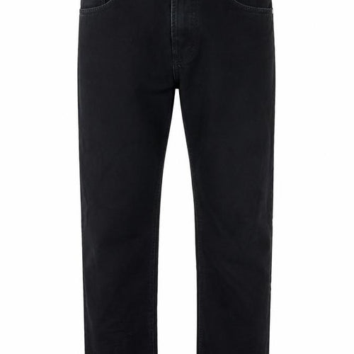 Josef Mens Black Cotton Straight Jeans Size 32 in L30 in Regular Button - Work wear