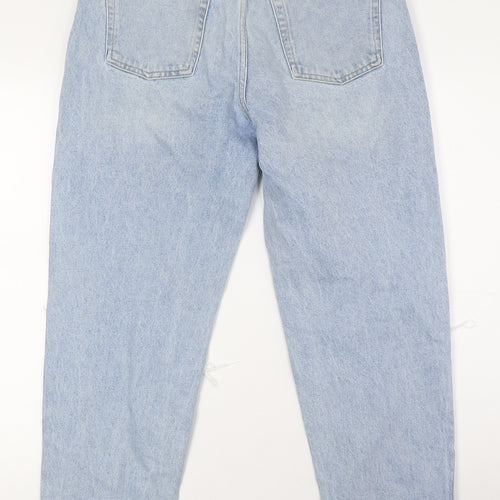 Very Womens Blue Cotton Jegging Jeans Size 10 L28 in Regular Zip - Raw Hem