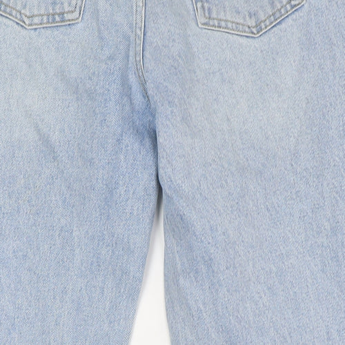Very Womens Blue Cotton Jegging Jeans Size 10 L28 in Regular Zip - Raw Hem