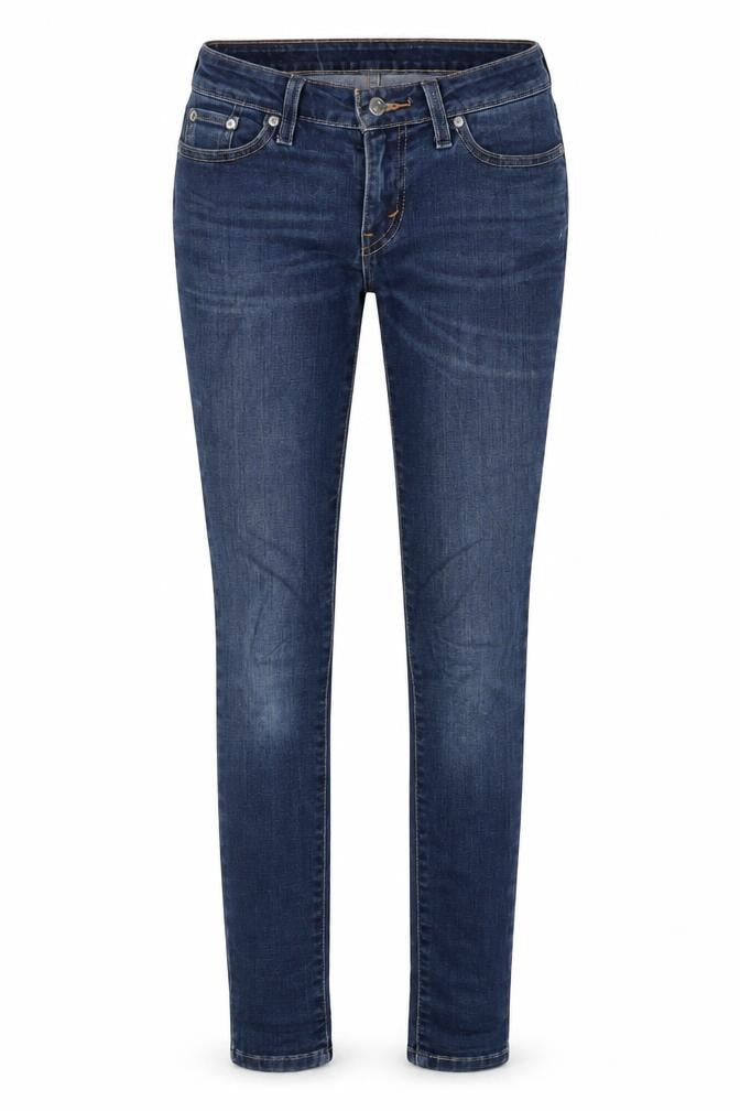 Levi's Womens Blue Cotton Skinny Jeans Size 26 L30 in Regular Zip