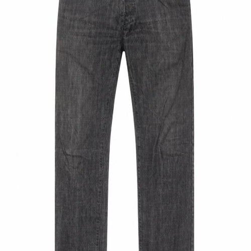 Gilmar Mens Black Cotton Straight Jeans Size 32 in L34 in Regular Button