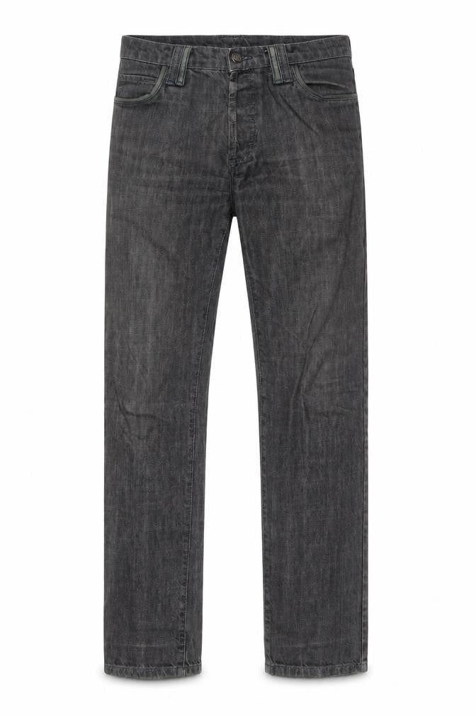 Gilmar Mens Black Cotton Straight Jeans Size 32 in L34 in Regular Button