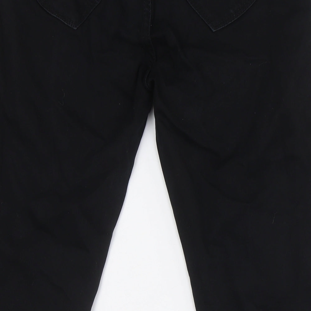Blue fire Womens Black Cotton Skinny Jeans Size 29 in L29 in Regular Zip - Strip Down Side
