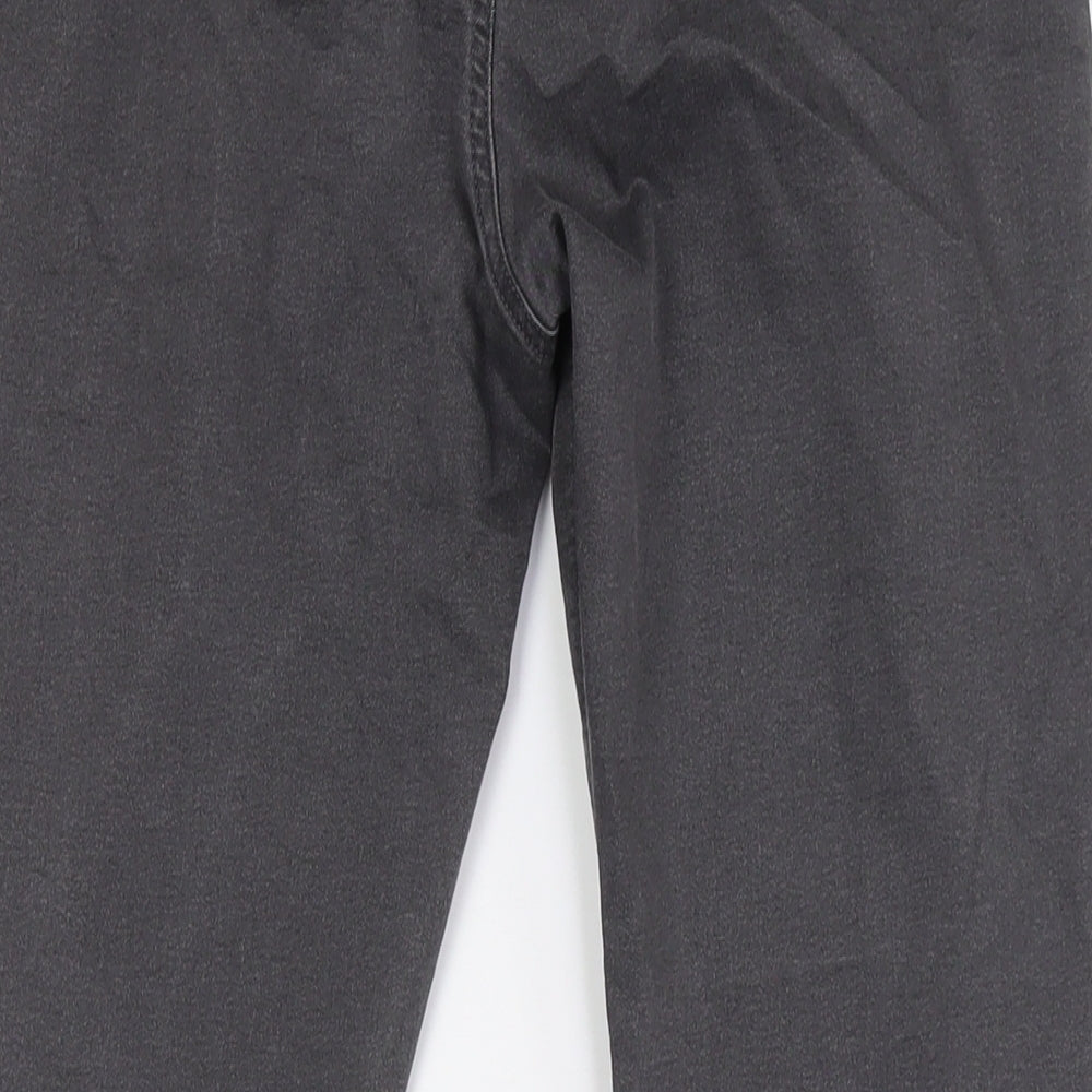 Marks and Spencer Womens Grey Cotton Jegging Jeans Size 14 L29 in Regular