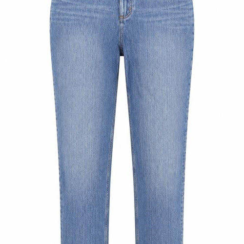 ASOS Womens Blue Cotton Mom Jeans Size 10 L32 in Regular Snap