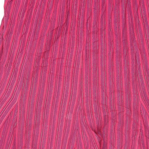 EWM Womens Pink Cotton Swing Skirt Size 18
