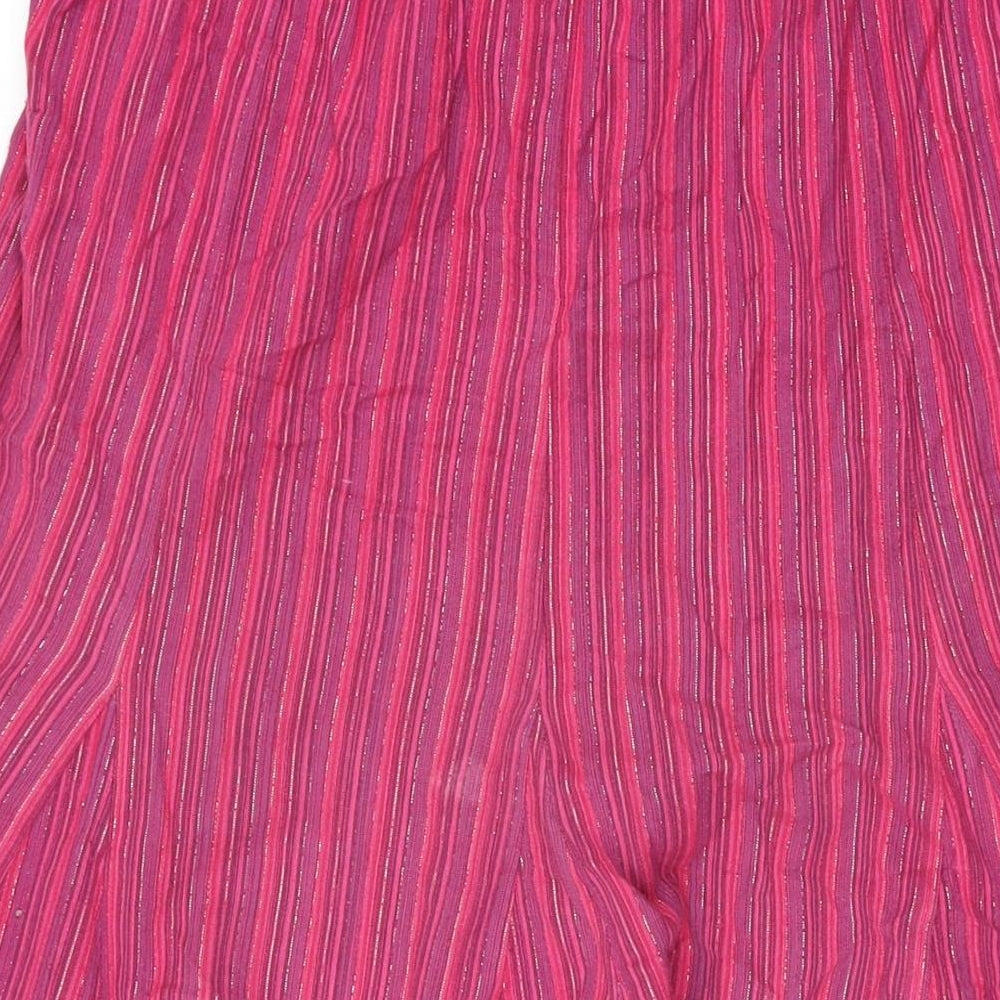 EWM Womens Pink Cotton Swing Skirt Size 18