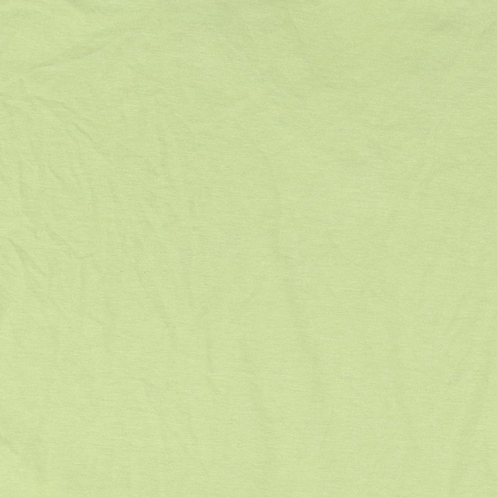 Ho-Hum Womens Green Polyester Basic T-Shirt Size S V-Neck