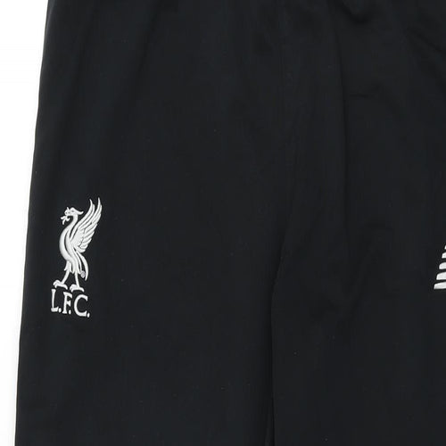 New Balance Mens Black Polyester Jogger Trousers Size XL L31 in Regular Drawstring