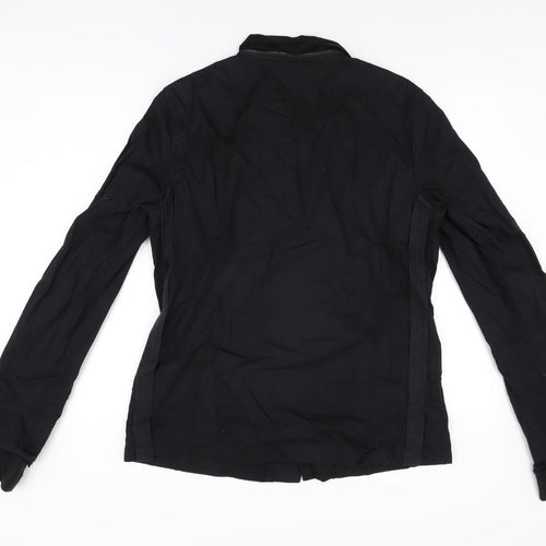 Politix Womens Black Jacket Coat Size S Zip