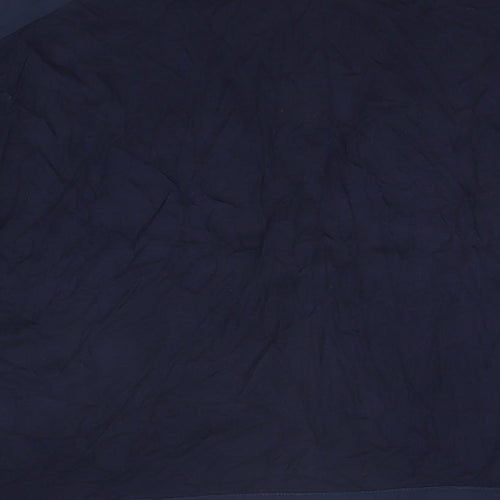 Oasis Womens Blue Floral Viscose Basic Blouse Size M V-Neck