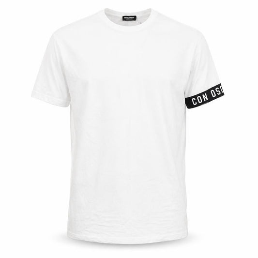 Dsquared2 Mens White Solid Cotton Pyjama Set Size M Pullover