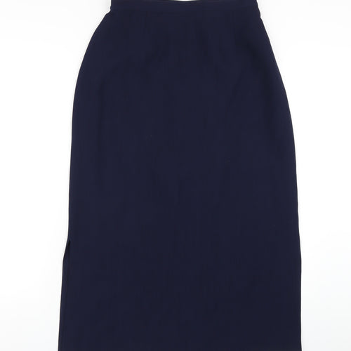 Jumper Womens Blue Polyester Straight & Pencil Skirt Size 12 Zip