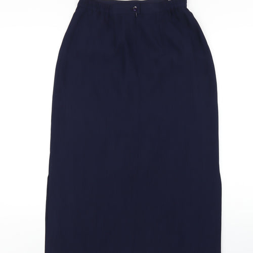 Jumper Womens Blue Polyester Straight & Pencil Skirt Size 12 Zip