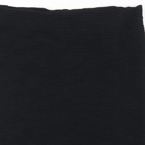 Dorothy Perkins Womens Black Polyester Straight & Pencil Skirt Size 16