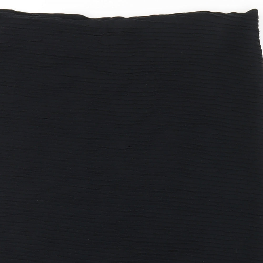 Dorothy Perkins Womens Black Polyester Straight & Pencil Skirt Size 16