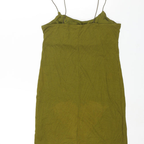 Urban Outfitters Womens Green Polyester Mini Size M Scoop Neck Pullover