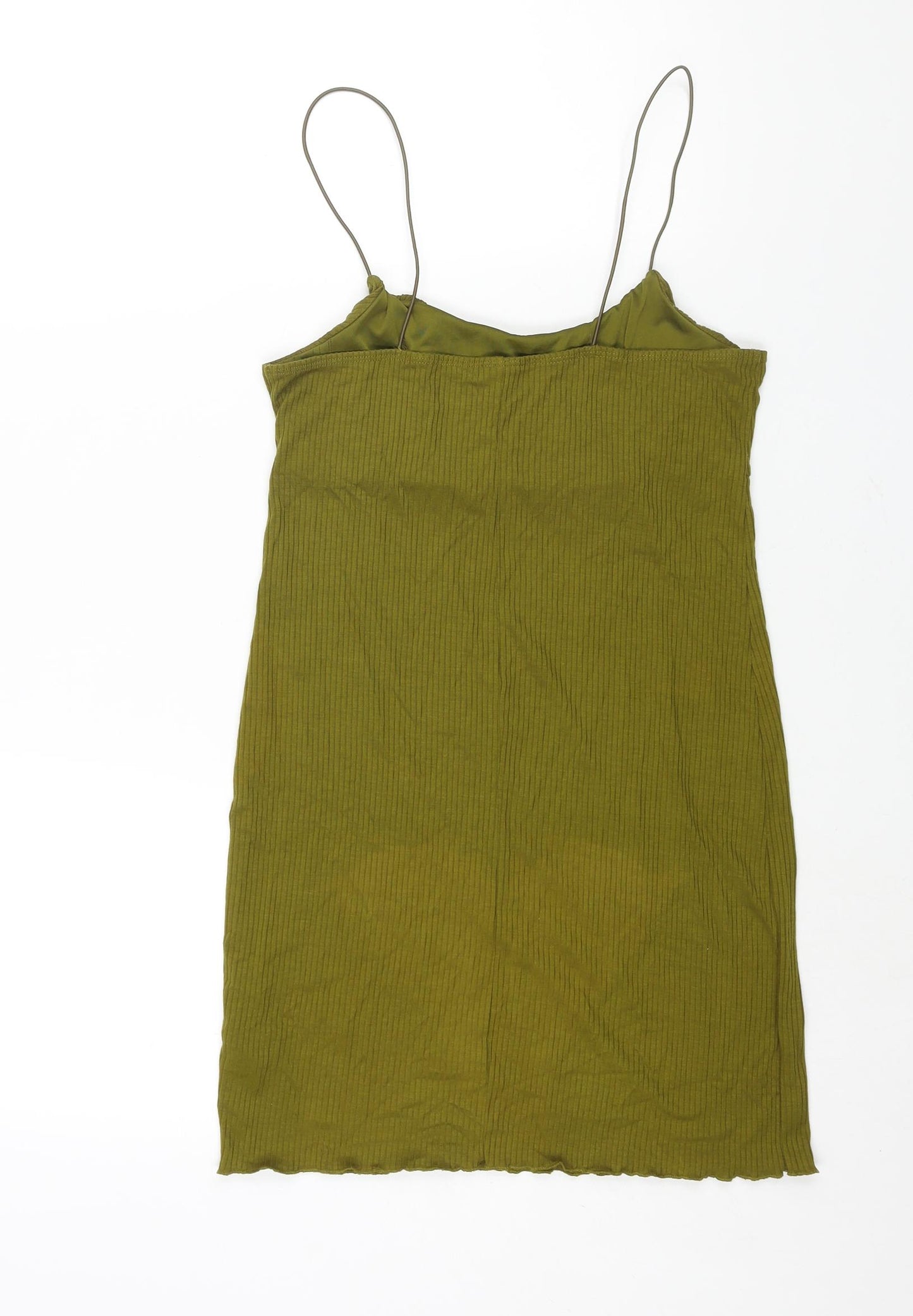 Urban Outfitters Womens Green Polyester Mini Size M Scoop Neck Pullover