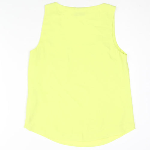 Oasis Womens Yellow Polyester Camisole Blouse Size 12 V-Neck