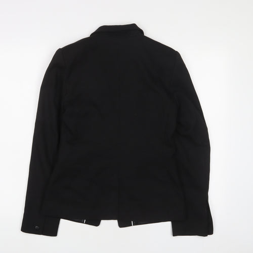 NEXT Womens Black Jacket Blazer Size 6 Button