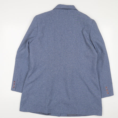 Bonmarché Womens Blue Jacket Blazer Size 16 Button