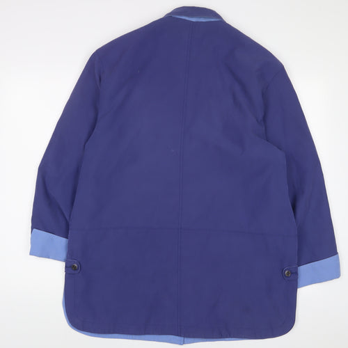 Klass Womens Purple Jacket Size 16 Zip - Zip Pockets
