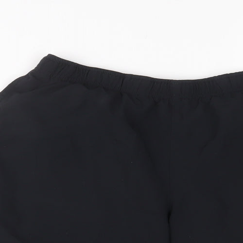 New Balance Mens Black Polyester Sweat Shorts Size M L7 in Regular Drawstring