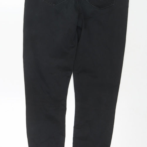 George Womens Black Polyester Blend Jegging Jeans Size 10 L27 in Regular Zip