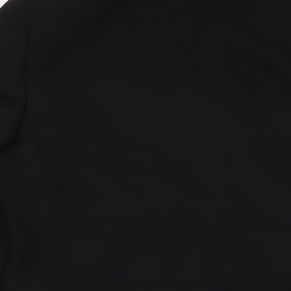 KENZO Mens Black Viscose Jacket Suit Jacket Size 42 Regular