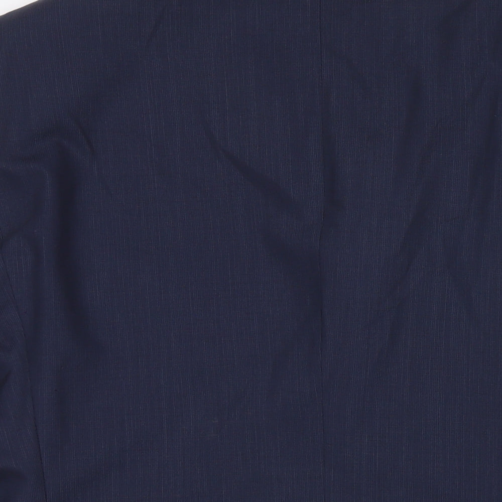 Ozwald Boateng Mens Blue Wool Jacket Suit Jacket Size 46 Regular