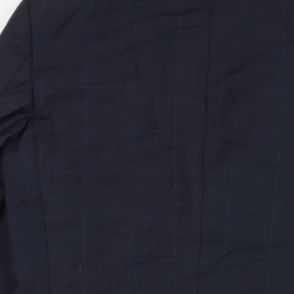 Marks and Spencer Mens Blue Polyester Jacket Suit Jacket Size 40 Regular