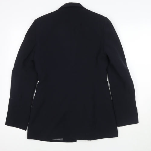 Principles Womens Black Jacket Blazer Size 8 Button