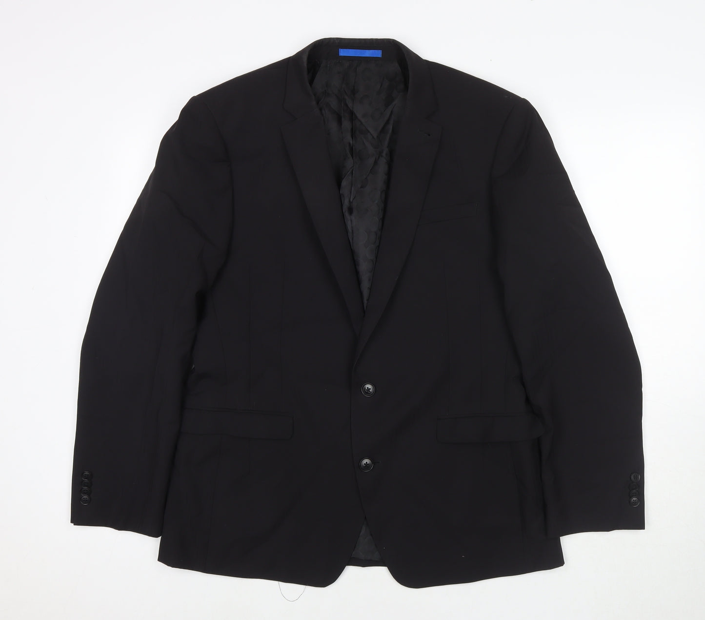 NEXT Mens Black Polyester Jacket Suit Jacket Size 40 Regular